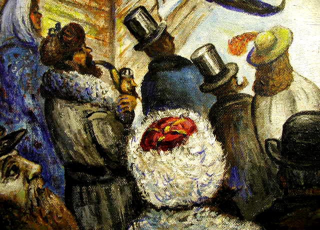 Russian Jewish Music Dance Carnival Roussimoff Painting